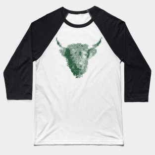 Kumiko Buffalo Animal Portrait Baseball T-Shirt